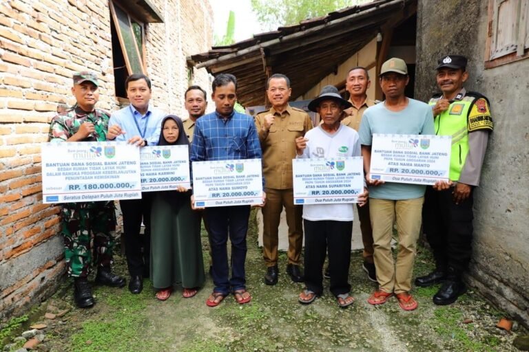 Sinergi Pemkab dan Bank Jateng, Wujudkan Rumah Layak Huni bagi Warga