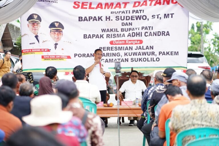 Bupati Sudewo Resmikan Sejumlah Pembangunan Infrastruktur Strategis di Kabupaten Pati