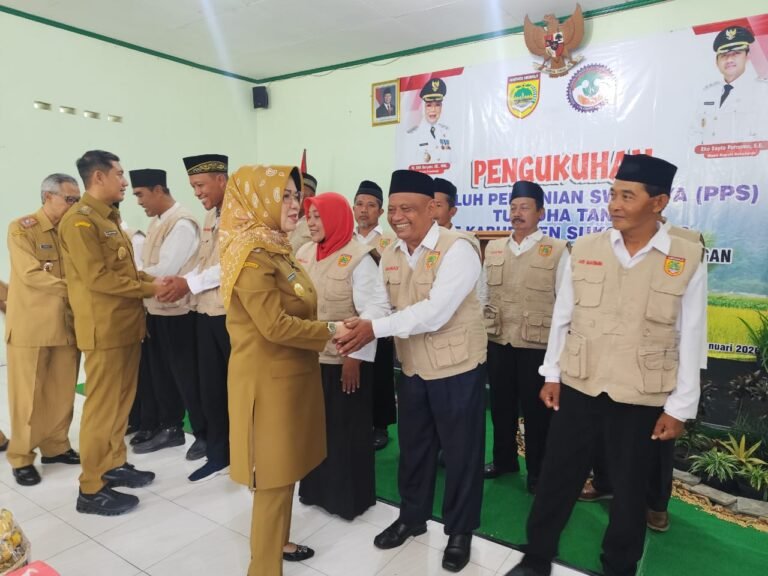 Bupati Sukoharjo Lantik 99 Penyuluh Pertanian Swadaya