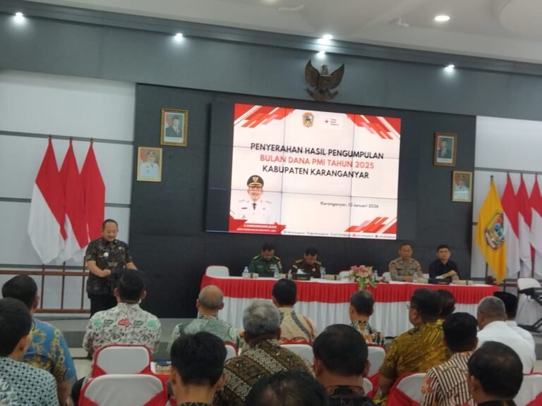 Bulan Dana PMI Karanganyar 2025 Terkumpul Rp 1,7 Miliar