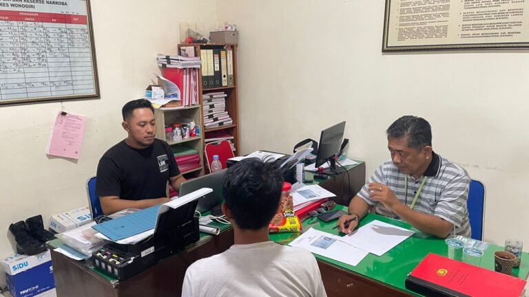 Polres Wonogiri Ringkus Pengguna Sabu di Giriwoyo
