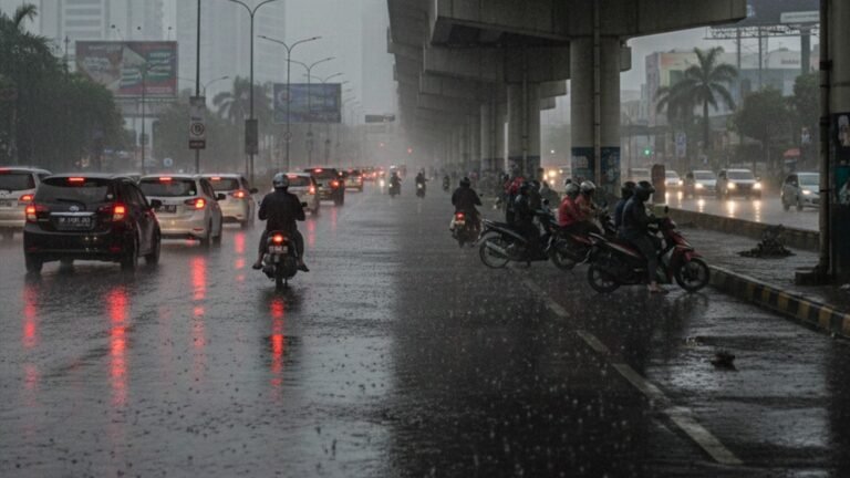 Etika Berkendara di Musim Hujan, Menepi Sembarangan Mengundang Bahaya