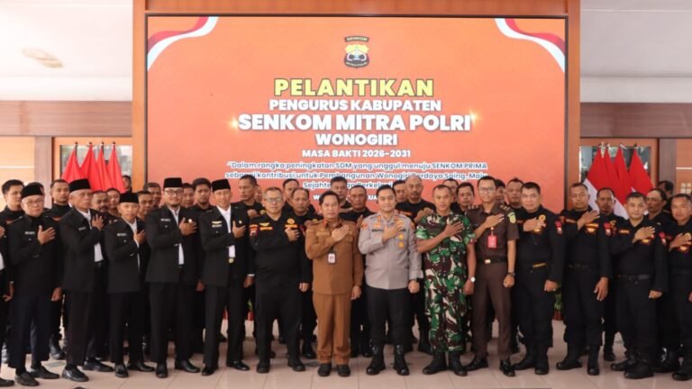Senkom Mitra Polri Wonogiri Resmi Dilantik
