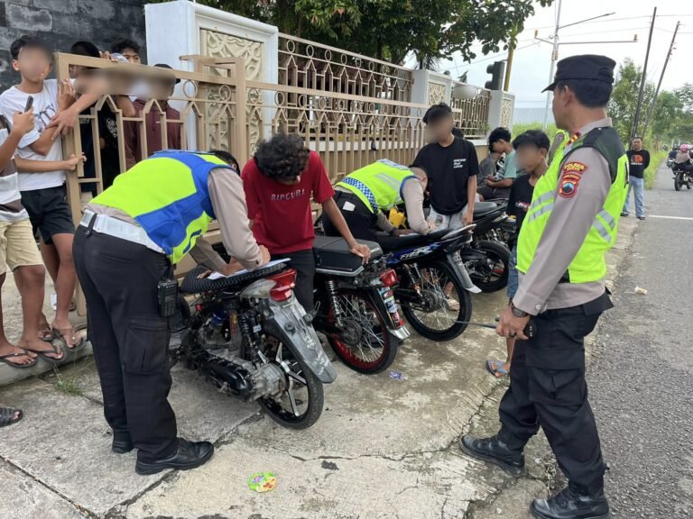 Polsek Bae Bubarkan Aksi Balap Liar, 14 Motor Diangkut