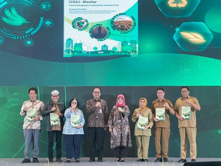 BI Luncurkan Pedoman CSA-Biochar, Produktivitas Padi Naik 6,3 Persen