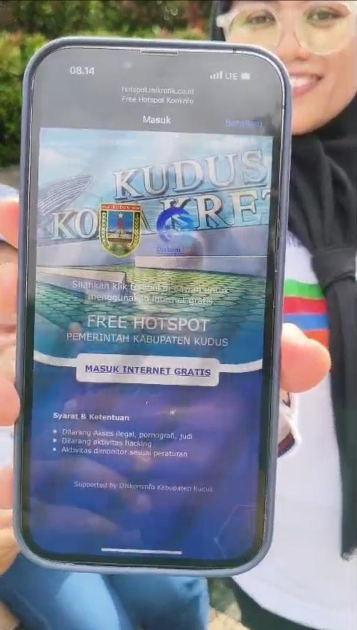Diskominfo Kudus Luncurkan Wifi Gratis di Area Publik