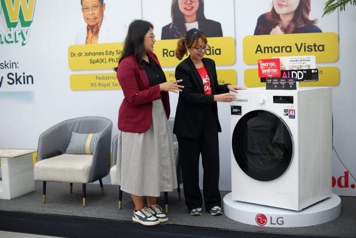 LG Perkuat Edukasi Cuci Higienis dan Inovasi Mesin Cuci Berbasis AI