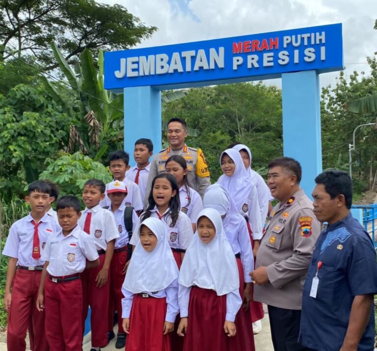 Jembatan Merah Putih Presisi Rampung, Polrestabes Semarang Pastikan Manfaat bagi 500 KK