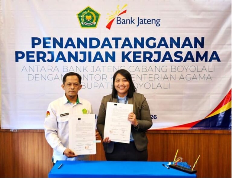 Kemenag Boyolali Gandeng Bank Jateng Kelola Hak Pegawai