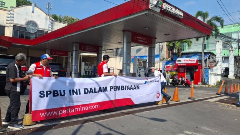 SPBU Sriwijaya Ditutup Sementara Usai Insiden Motor Terbakar